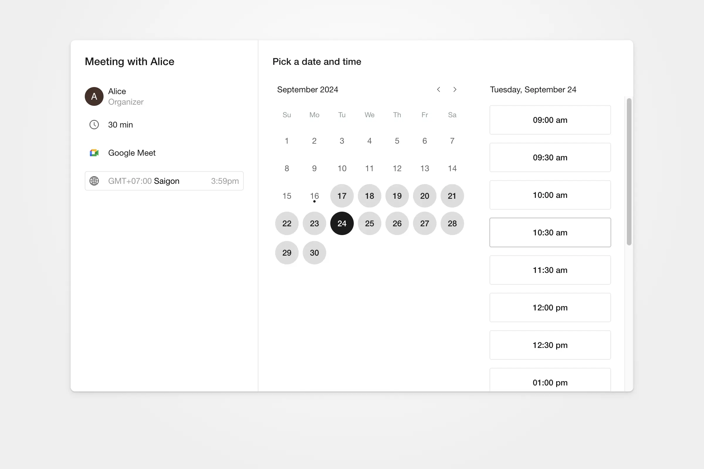 How to create an appointment link with Calhub